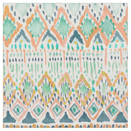 Tecido Verão TRIBAL de BALLIN' Boho geométrico