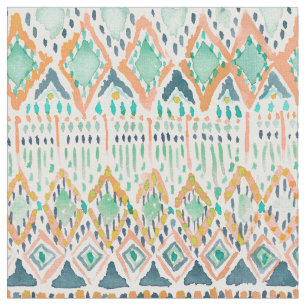 Tecido Verão TRIBAL de BALLIN' Boho geométrico