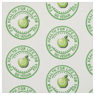 Tecido Verde Apple do vegetariano do Vegan para a saúde