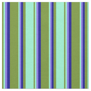 Tecido Verde, Aquamarino, Azul Médio e Azul Escuro