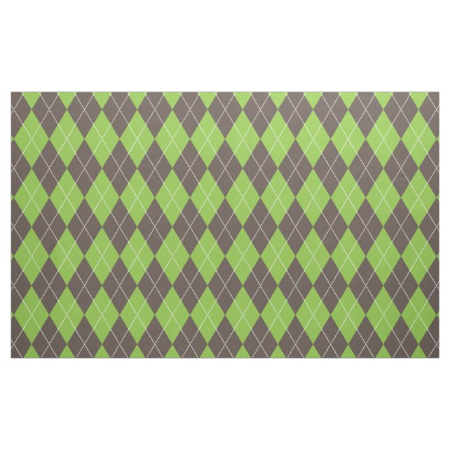 Tecido verde Argyle. (Jarda)