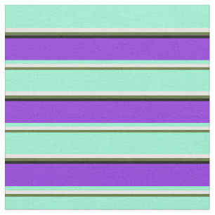 Tecido Verde Azeitona Escuro, Branco, Amarino, Roxo, Pret