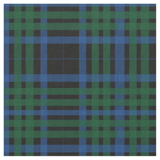 Tecido verde & azul do teste padrão da xadrez (Detalhe)