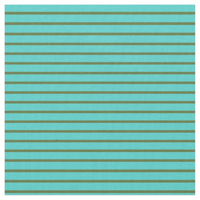Tecido Verde Azul Escuro e Linhas Turquesas (Detalhe)
