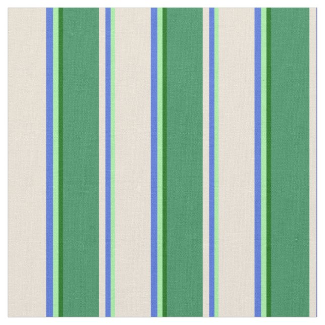Tecido Verde, Azul Real, Bisque, Verde marinho e Verde Es (Detalhe)