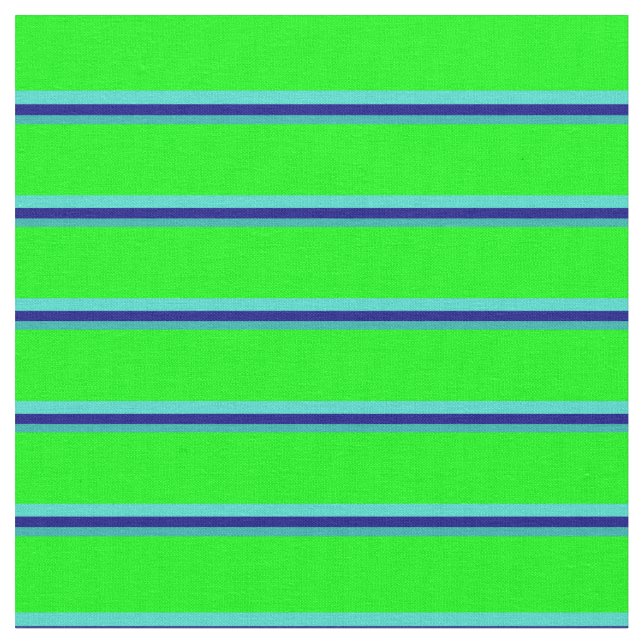 Tecido Verde, Azul, Turquesa e Limão (Detalhe)
