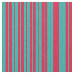 Tecido Verde-claro-mar e padrão criminoso de faixas