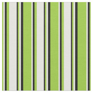 Tecido Verde, Creme da Casa da Moeda e Linhas Pretas Colo