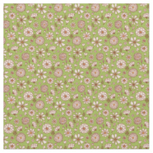 Tecido verde de fundo das flores Florais