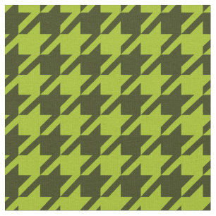 Tecido verde de Houndstooth