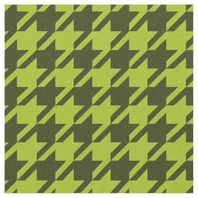 Tecido verde de Houndstooth (Detalhe)