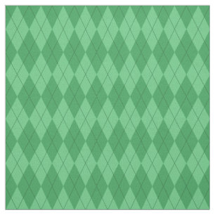 Tecido verde do teste padrão de Argyle