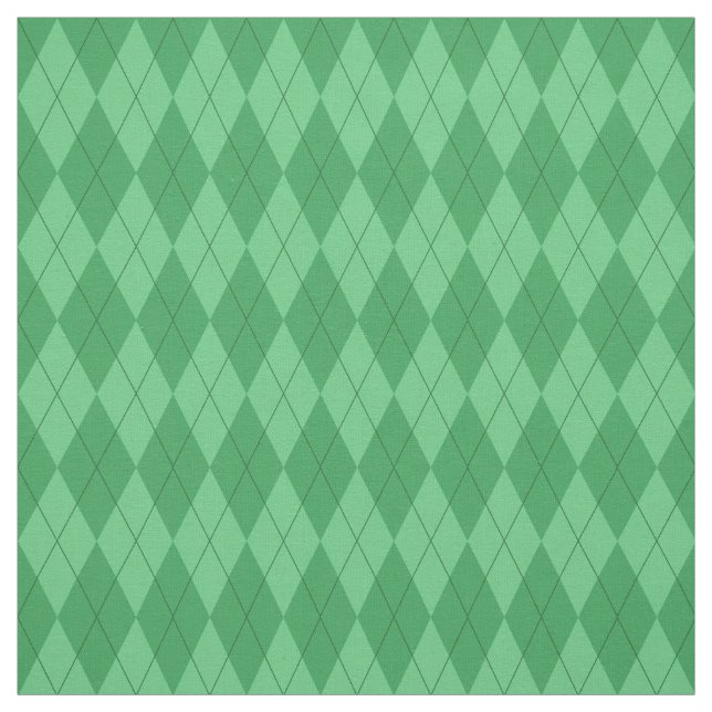 Tecido verde do teste padrão de Argyle (Modelo)