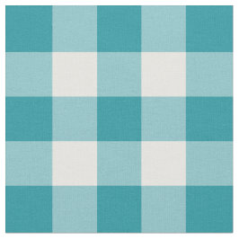 Tecido verde e branco da cerceta do guingão do