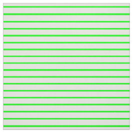 Tecido verde e branco de néon da listra