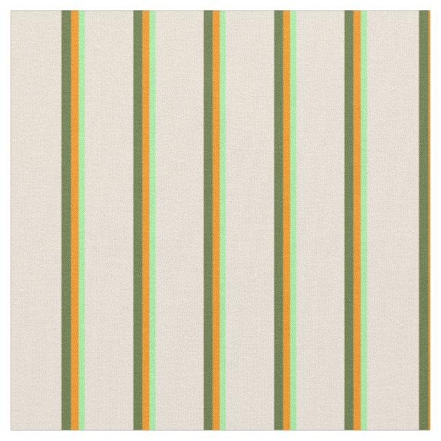 Tecido Verde, Laranja Escuro, Verde Azul Escuro e Bisque (Detalhe)