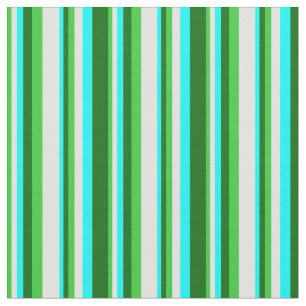 Tecido Verde limão, ciano claro, aqua e verde escuro