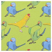 Verde limão Papagaio Playful Indiano Ringneck Patt