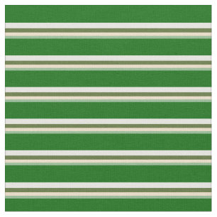 Tecido Verde-Mar, Tan, Verde-Oliva, Verde-Branco e Verde-