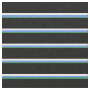 Tecido Verde marinho, Azul de Cornflower, Branco e Preto