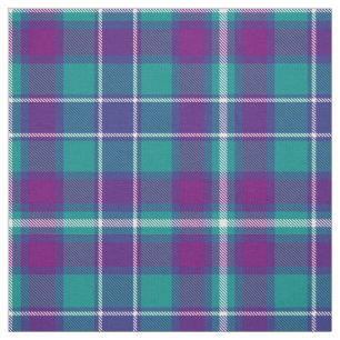 Tecido Verde marinho, Roxo e Tartan Azul