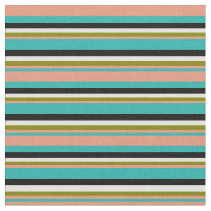 Tecido Verde marinho, Salmão Escuro, Verde, Amarelo Claro