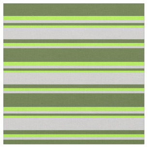 Tecido Verde Oleícola Escuro, Cinzas Leves E Verde Claro