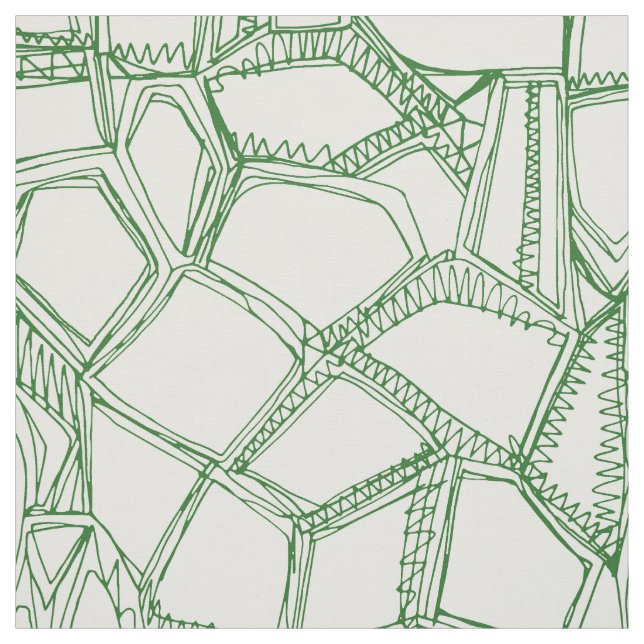 Tecido Verde retorcido de branco (Modelo)