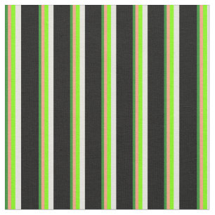 Tecido Verde, Salmão Claro, Chartreuse, bege e preto