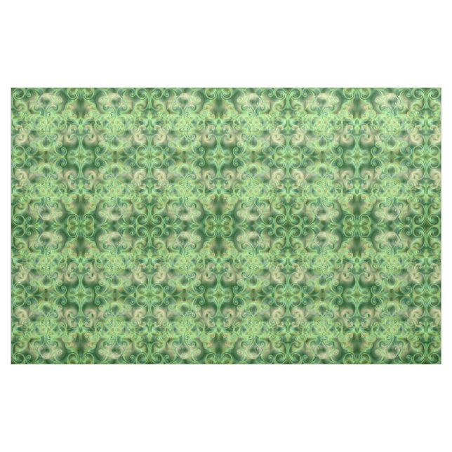 tecido verde, têxtil de casa colorida, bonito (Fat Quarter)