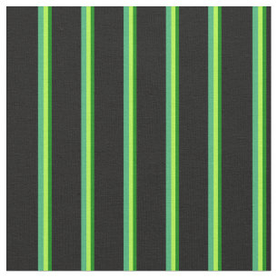 Tecido Verde, Verde claro, Verde marinho e Linhas Negras
