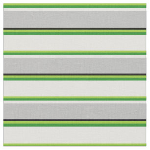 Tecido Verde, verde florestal, ciano claro, Cinzas e pret