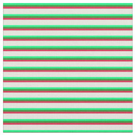 Tecido Verde, Verde Florestal, Crimson e Padrão bege