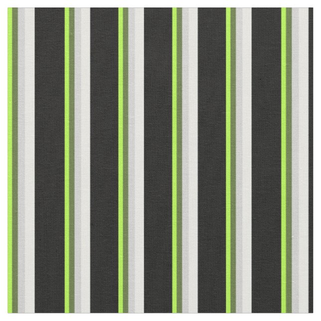 Tecido Verde, Verde Oleícola Escuro, Cinzas, Creme de Cas (Detalhe)