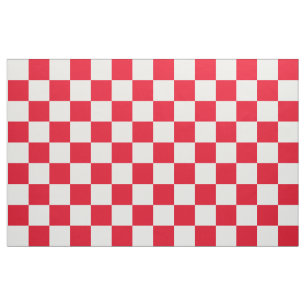 Tecido Vermelho Checkered