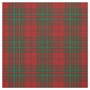 Tecido vermelho da xadrez de Tartan dos Cummings