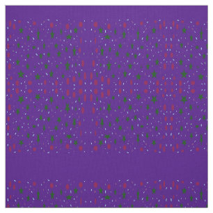 Tecido Vermelho de padrão roxo e profundo mistério escu