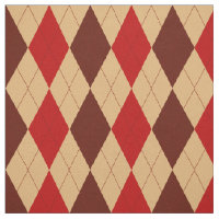 Vermelho e teste padrão marrons de Tan Argyle