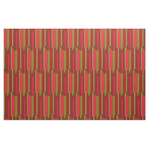 Tecido vermelho e verde negros