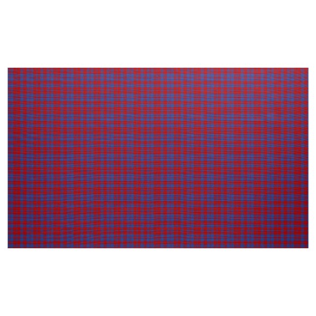 Tecido Vermelho e Xadrez Azul MacGregor Tartan (Jarda)