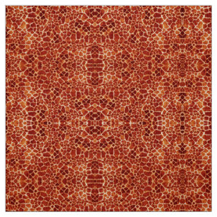 Tecido VERMELHO GIRAFFE PELE PÉS Selvagem