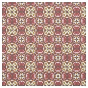 Tecido Vermelho Ocre Amarelo Marrom Quadril Oriente Bali 