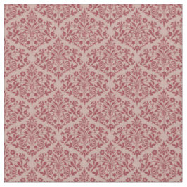 Tecido Vermelho Rústico Damask