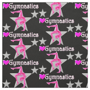 TECIDO VIBRANT PINK E GYMNASTICS PRETO