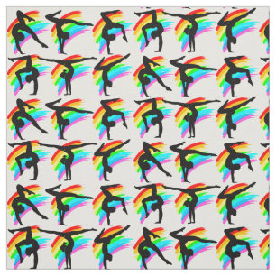 TECIDO VIBRANT RAINBOW GYMNASTICS