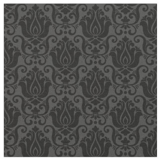 Tecido victorian damask antique black wallpaper ornate