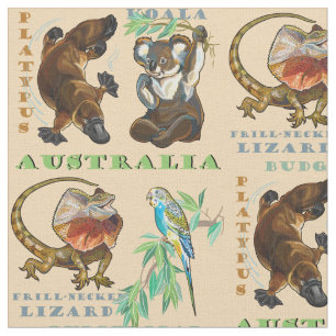 Tecido Vida selvagem na Austrália