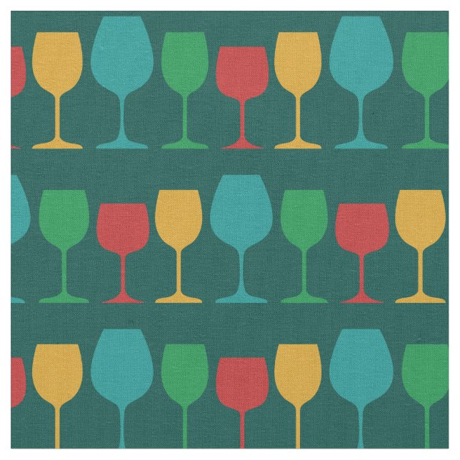 Tecido Vidro De Vidro De Vinho Retroativo (Detalhe)