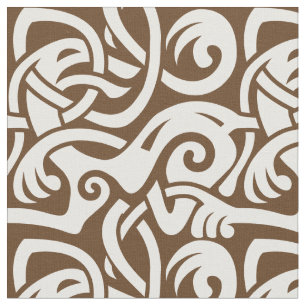 Tecido Viking Celtic Intertwining Animal Standard