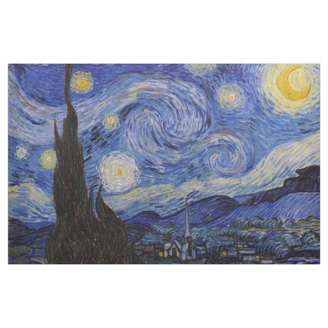Tecido Vincent Van Gogh - A noite de Starry (Jarda)